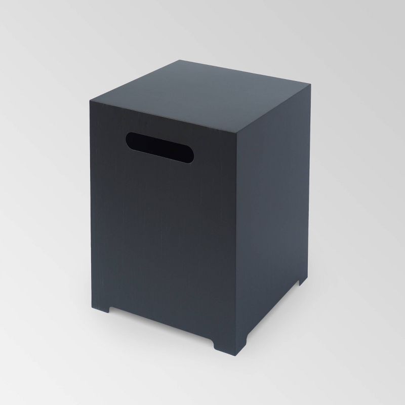 Wellington Round 32″ Iron Gas Fire Pit with Tank Holder – Christopher Knight Home