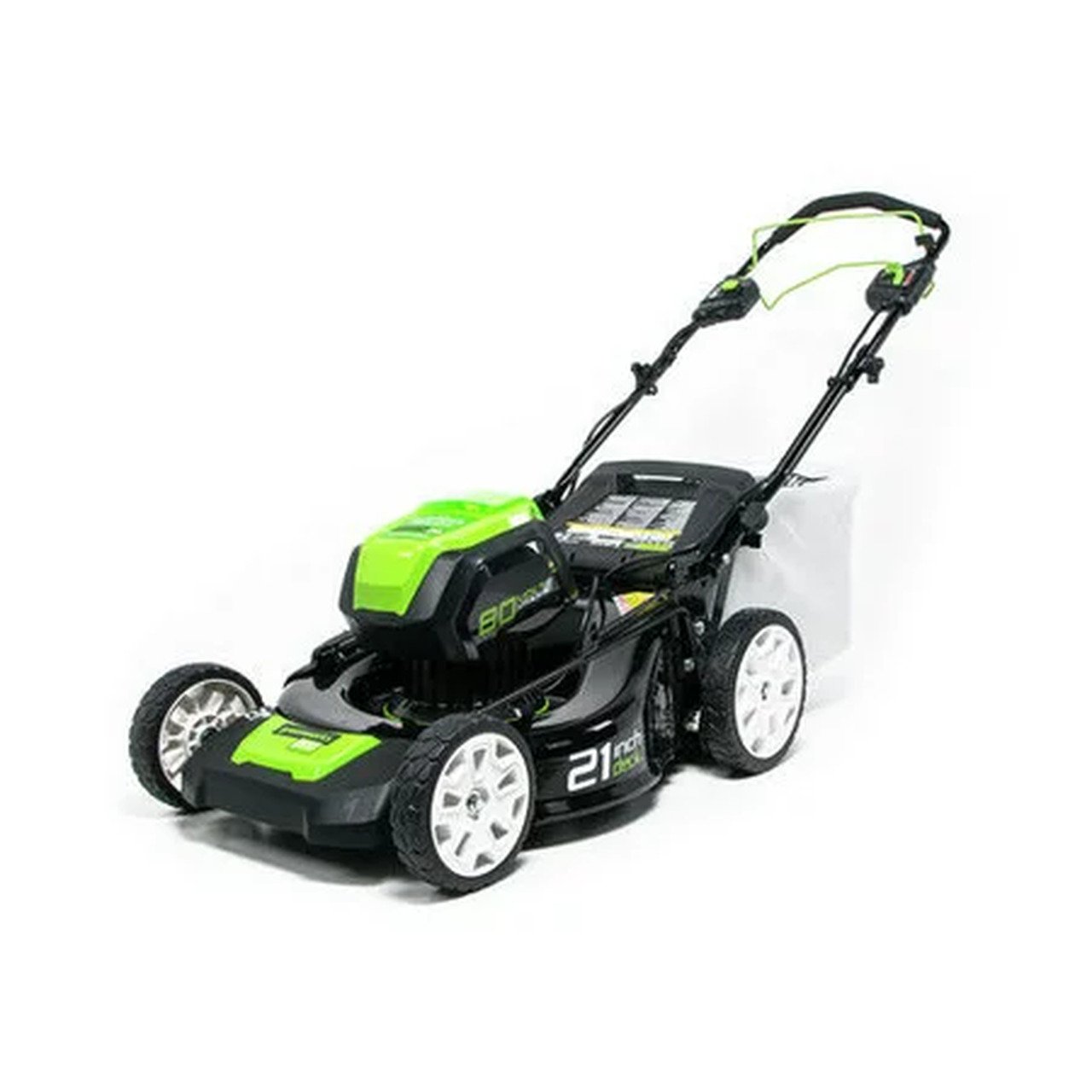 Greenworks PRO 21 in. 80V Cordless Self-Propelled Lawn Mower, Battery and Charger Not Included, MO80L00