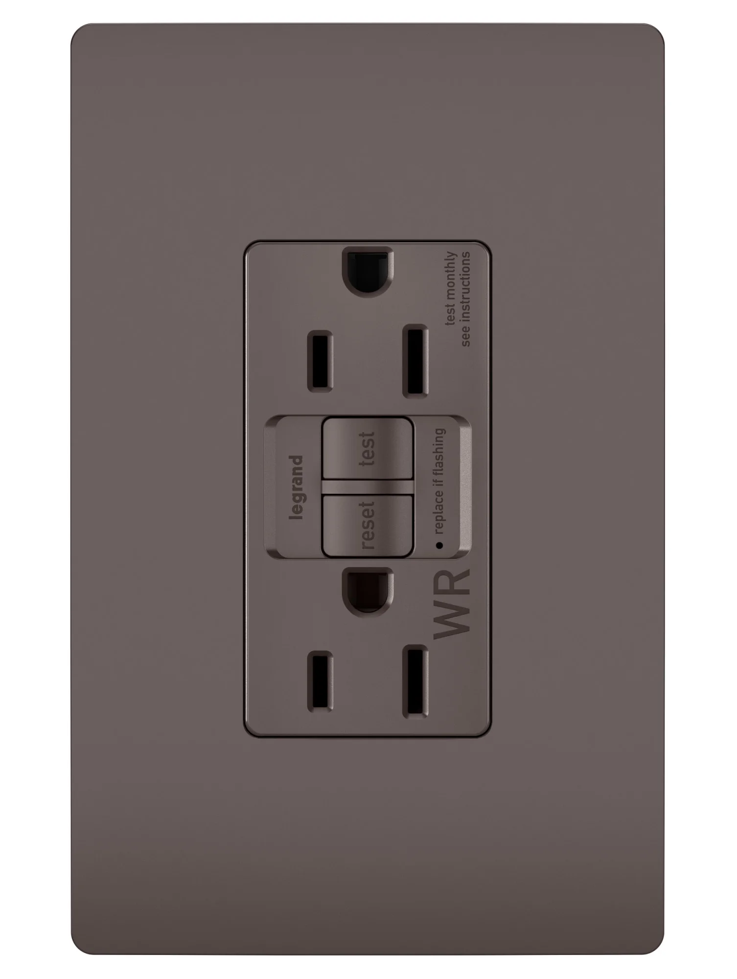 Legrand 1597Trwr Radiant 15 Ampere Tamper-Resistant Weather-Resistant Self-Test Gfci