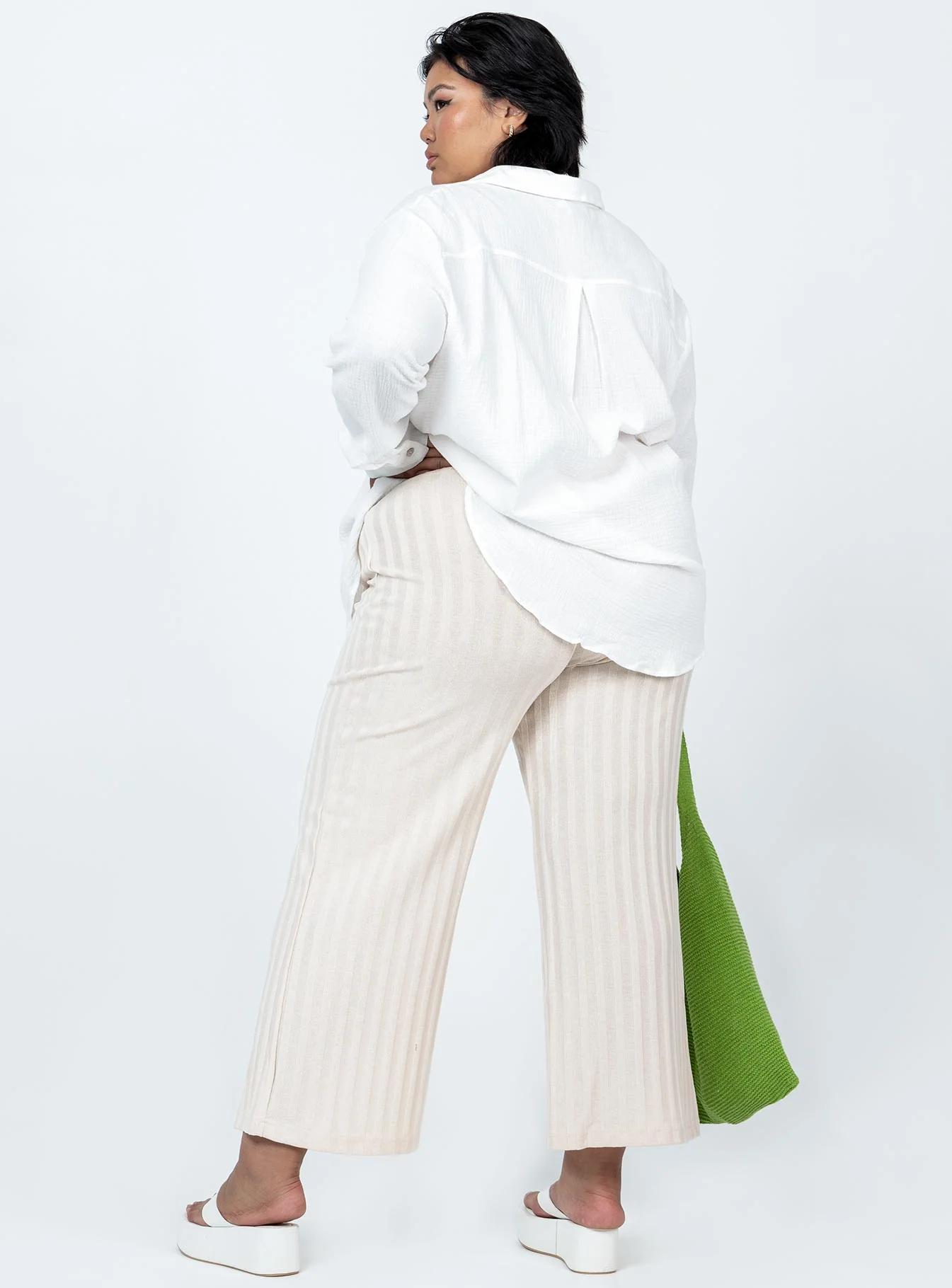 Augustus Pants Cream Curve