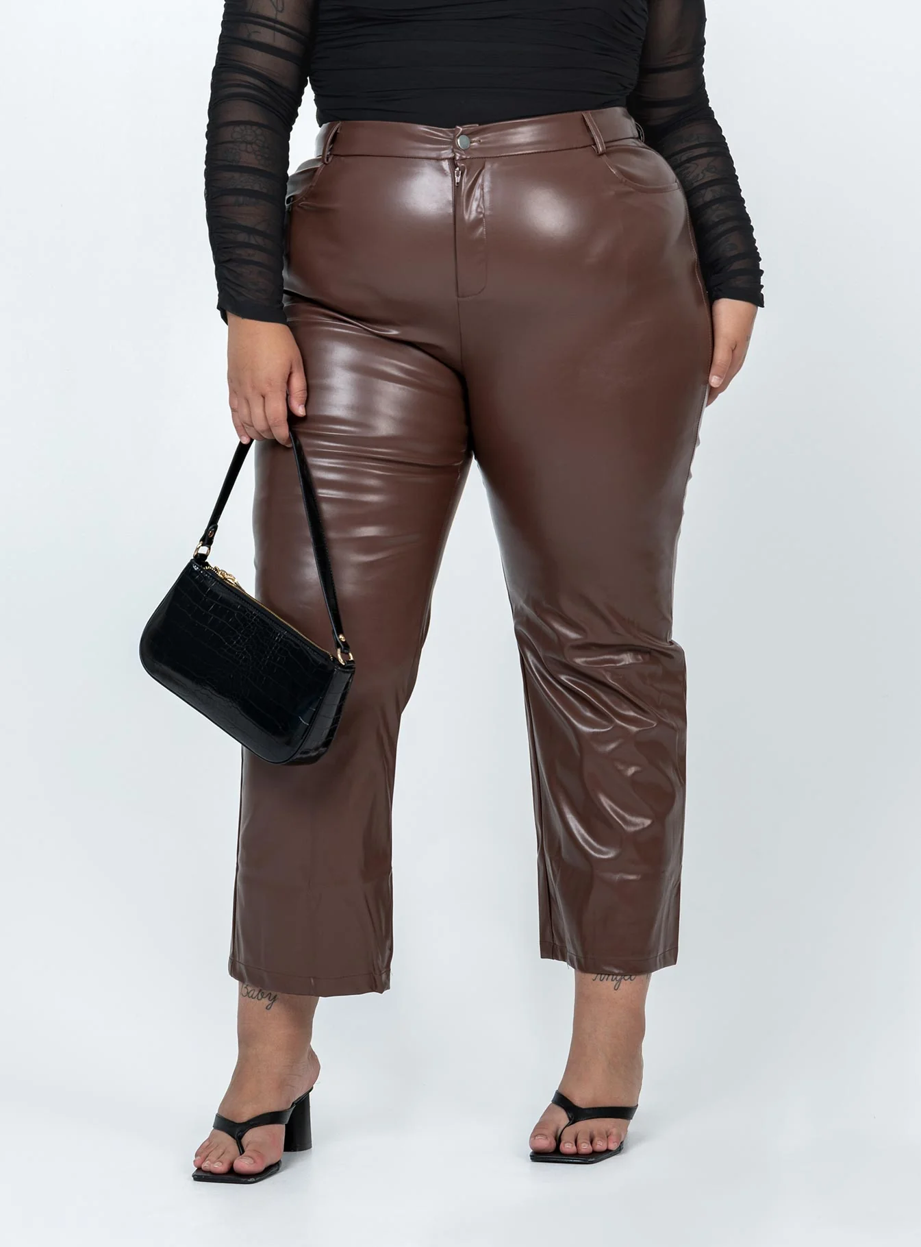 Love Lies Pants Brown Curve